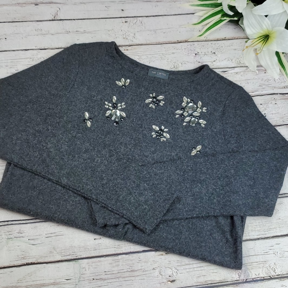 Gray Gem Sweater - image 1